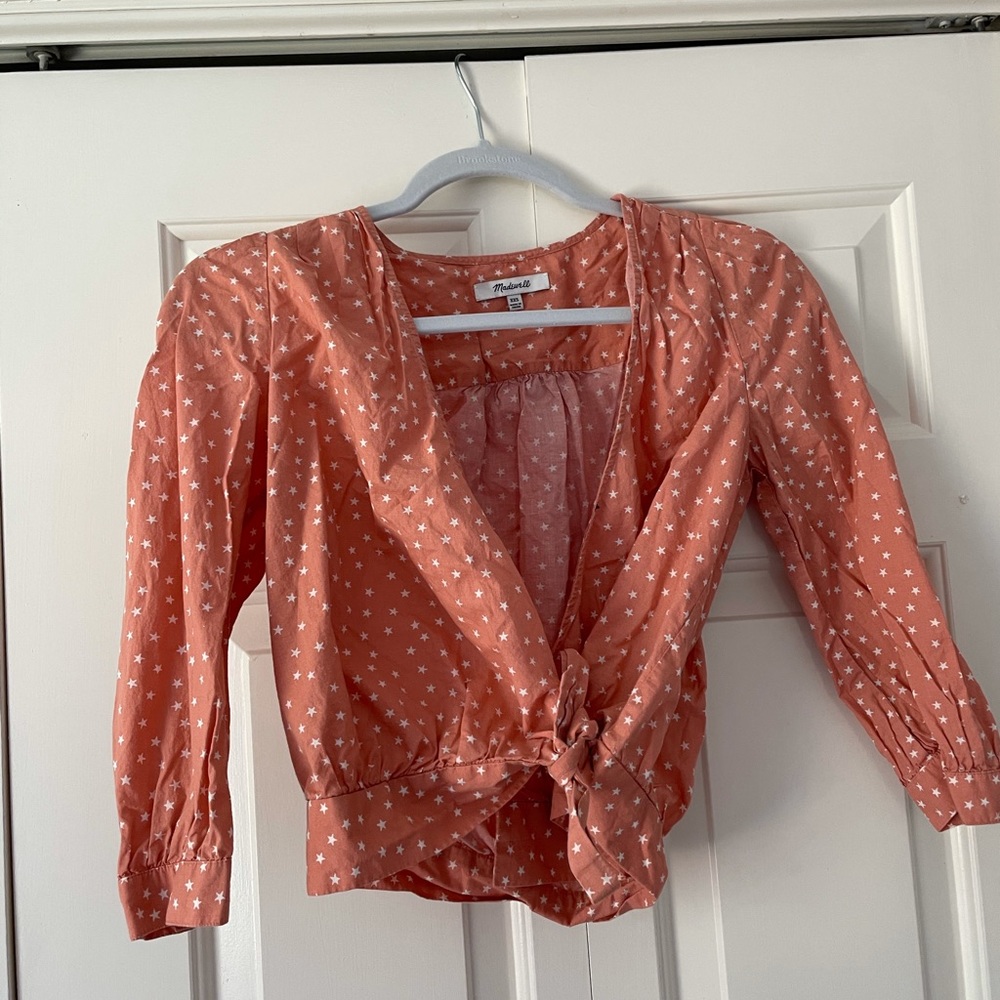 Madewell Tie blouse